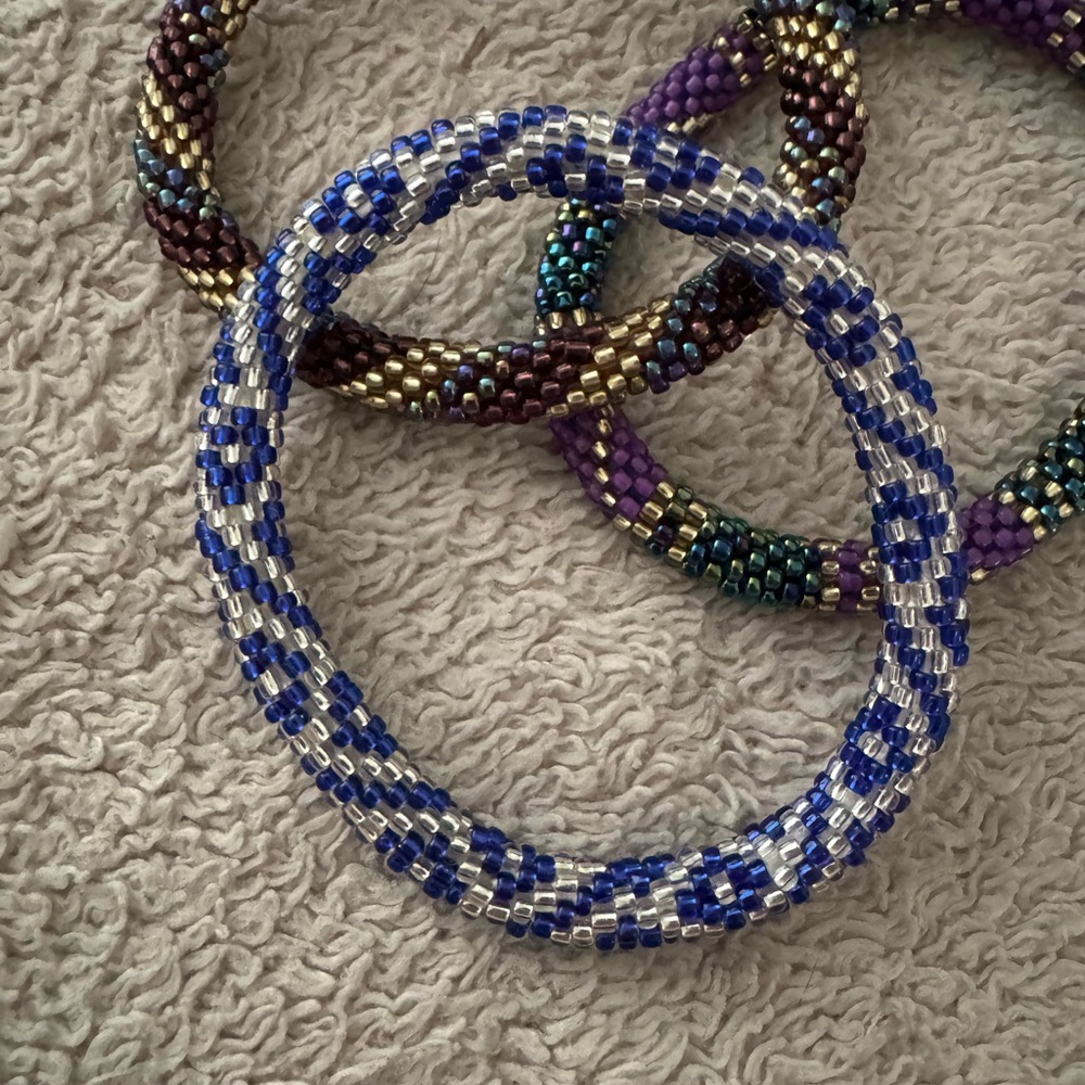 Colorful Beaded Bracelets Set - Picture 2 of 4